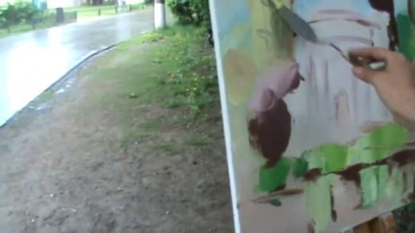 Пленэр Марины Лейзгольд Russian Art Week неделя искусств