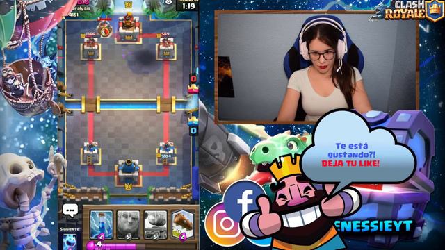 ¡EL MAZO DE YOSOYRICK ME TROLLEA! | Clash Royale | Blue Nessie смотреть онлайн