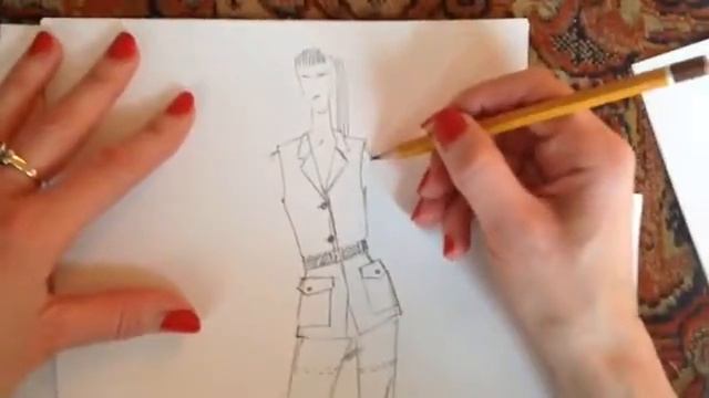 Как быстро нарисовать фигуру при помощи шаблонов. смотреть онлайн