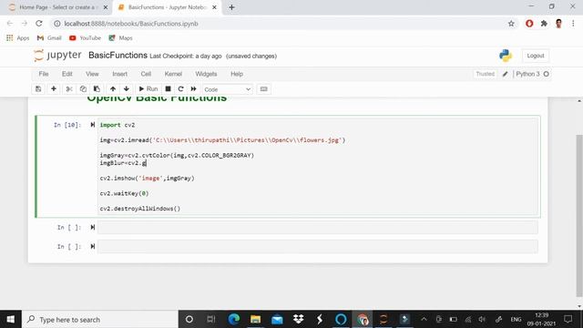 Python OpenCV Basic Functions(Gray Scale, Blur, Edge Detection) смотреть онлайн
