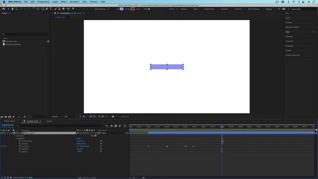 Setting Keyframes to Create Animations in After Effects - AE Fundamentals смотреть онлайн