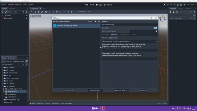 Curso GODOT 4, INTRODUCCIÓN [15] Cómo EXPORTAR A WINDOWS, LINUX Y HTML5 | Indie Game Dev смотреть онлайн