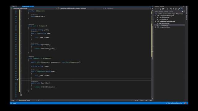 Design Pattern Composite, C# (GERMAN) смотреть онлайн