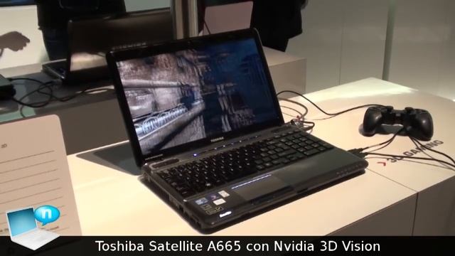Toshiba Satellite A665 con Nvidia 3D Vision смотреть онлайн
