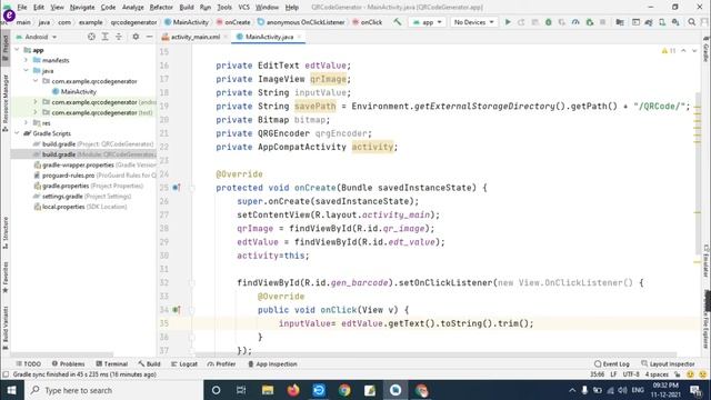 How to Create QR Code Generator app android studio | qr code generator app kaise banaye | edutika смотреть онлайн