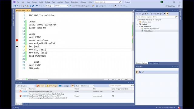 x86 Processor Assembly Language Lab 2 (Part 1) смотреть онлайн