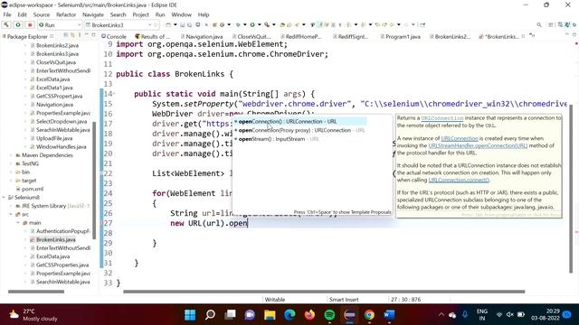 Selenium Broken Links | How To Find Broken Links in Selenium Webdriver Java смотреть онлайн