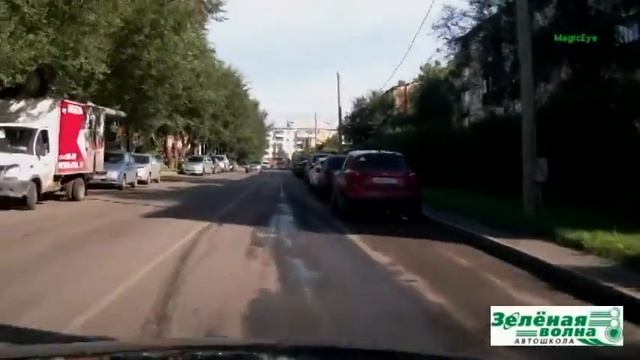 Вождение. Экзаменационный участок. Южный - Кольцо. смотреть онлайн