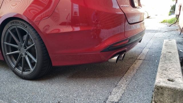 Fusion Sport Borla Exhaust Cold Start