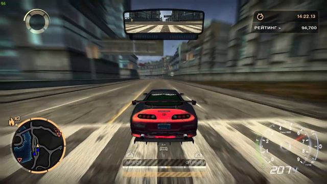 Погоня в NFS Most Wanted смотреть онлайн