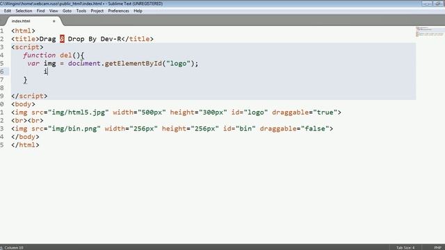 Перетаскивания в HTML5 - Drag and Drop HTML5 смотреть онлайн