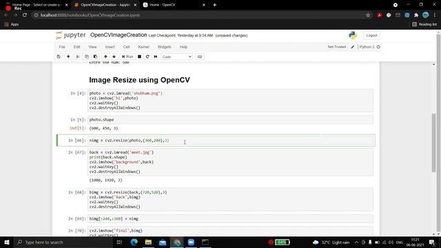 Fun with OpenCV - Pattern Programming, Resize, Crop, Custom Image смотреть онлайн