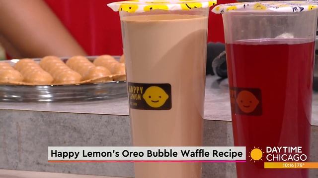 Happy Lemon's Oreo Bubble Waffle Recipe