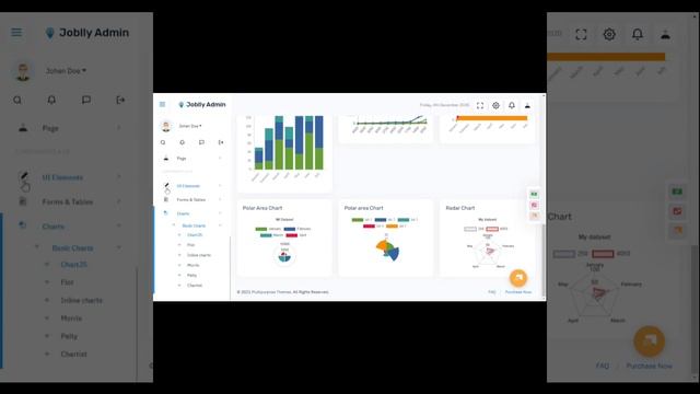 Joblly - Career Bootstrap Admin Dashboard Template смотреть онлайн