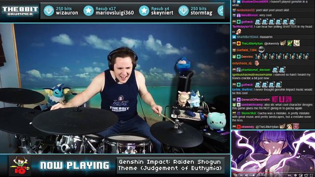 The8BitDrummer plays "Raiden Shogun Theme (Judgment of Euthymia)" | Genshin Impact смотреть онлайн
