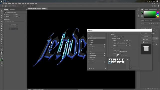 Tutorial 3D Chrome Typeface | STREETWEAR DESIGN PHOTOSHOP 2022 смотреть онлайн