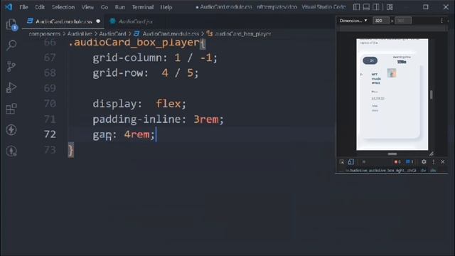 Audio Section | Create Responsive React Js Music Player For NFT Marketplace Website | React Player смотреть онлайн
