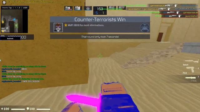 Storm.Tap (Counter Blox HvH) смотреть онлайн