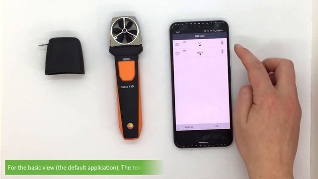 How to Set Up the Testo 410i Smart Vane Anemometer IC-0560-1410 смотреть онлайн