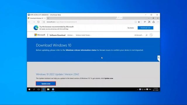 How to update/ Upgrade Version 1511 to 22H2 for Windows 10 смотреть онлайн