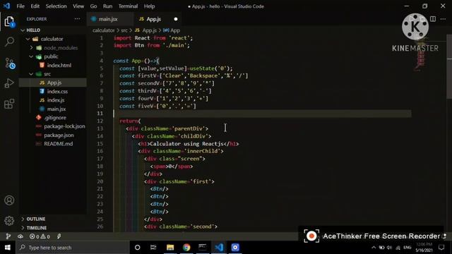 Create Calculator using reactjs || simple reactjs project смотреть онлайн