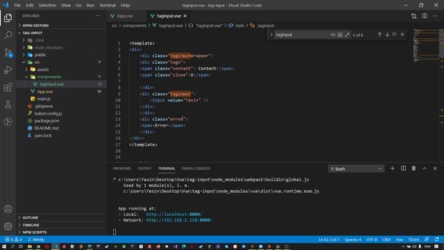 Vuejs Tag Input Yapımı смотреть онлайн