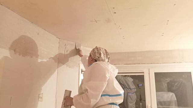 Как выровнять под потолок стену смотреть онлайн