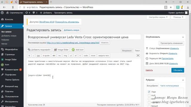 Веб-Иконки на WordPress (Web Icons) смотреть онлайн