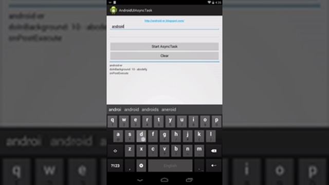 Access UI elements from AsyncTask смотреть онлайн
