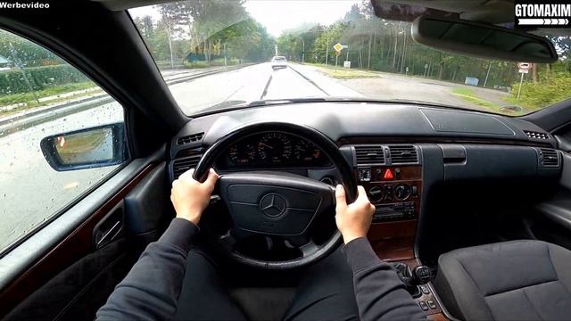 WHAT? GERMAN CAR FOR 1000€ "MERCEDES BENZ E-CLASS W210" - POV TEST DRIVE смотреть онлайн