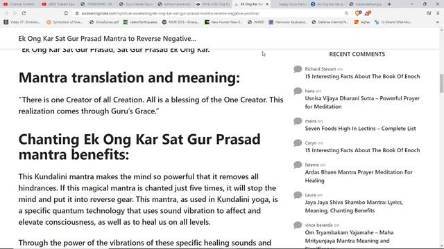 Ek Ong Kar Sat Guru Prasad Mantra-The Creator & The Created Are ONE! The Unity Behind The True Pat смотреть онлайн