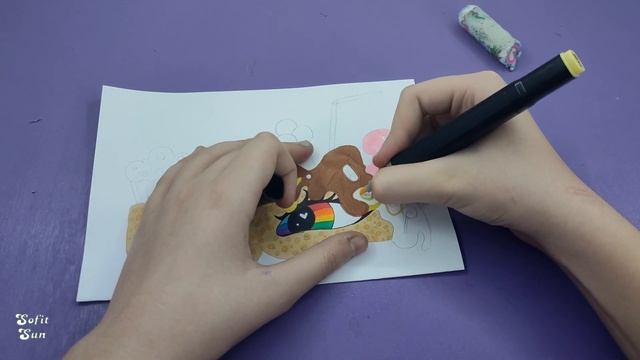 СЛАДКИЙ ДРАКОН из бумаги как в Тик Ток. DIY Sofit Sun смотреть онлайн