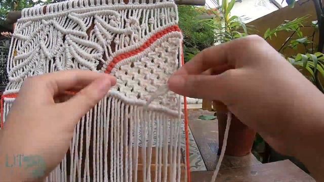 TIME LAPSE ? Summer Flower - DIY 2 Colors Macrame Wall Hanging | Design & Tutorial by LIT decor смотреть онлайн