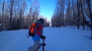 Губаха - горнолыжный курорт. Пермский край. Трасса Сюрприз. Губаха 2024.