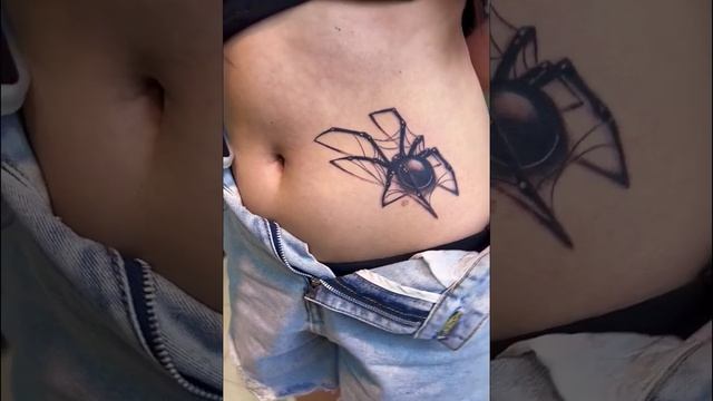 tato laba laba di perut wanita #shorts смотреть онлайн