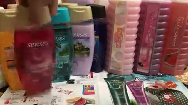 AVON 16 каталог гел для душа, шампунь и пена