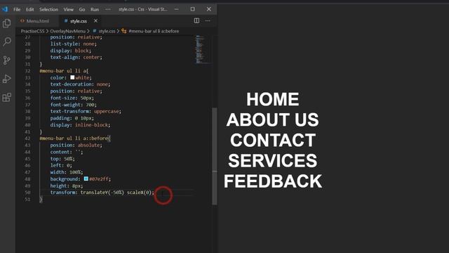 FullScreen Overlay Navigation Menu using HTML CSS & Javascript смотреть онлайн