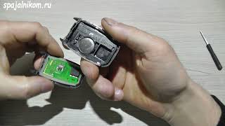 Как заменить батарейку в ключе киа. смотреть онлайн