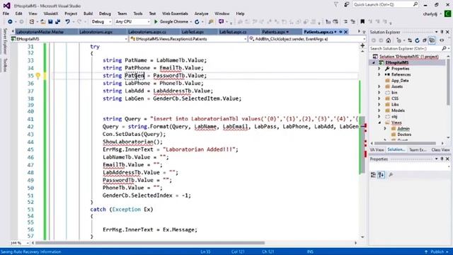 Online Clinic Management System Using C#.Net ASP and SQL Server смотреть онлайн