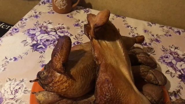 Курица горячего копчения. смотреть онлайн