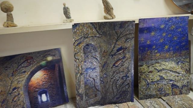 В мастерской художника Феликса Буха #Феликс_Бух #Мозаика #Монументальное_искусство смотреть онлайн