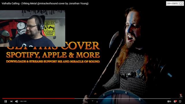 HE SLAYED THIS! Miracle Of Sound AC Valhalla Song 