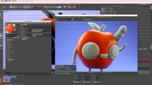 Cinema 4D Tutorial - Creating Plastic Vinyl Toy Textures with Octane Render смотреть онлайн