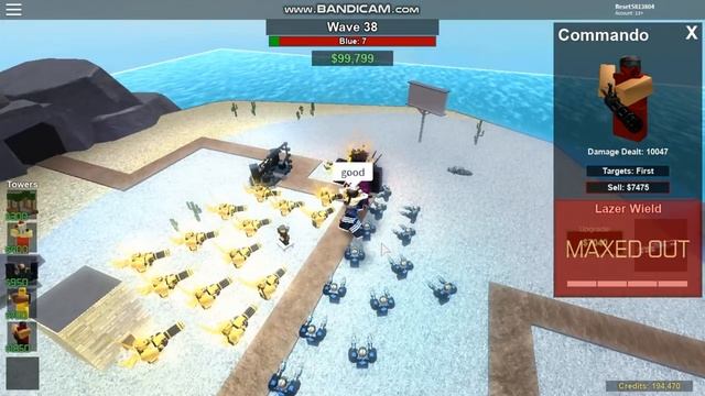 Roblox Tower Battles Golden Commando + Commando vs Void смотреть онлайн