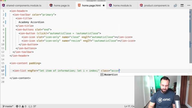 Building an Ionic 4 Accordion List смотреть онлайн