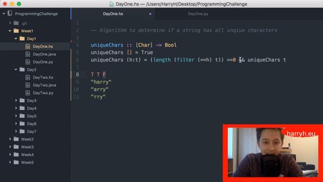 Simple Programming Challenge Day 1 - Haskell & Python смотреть онлайн