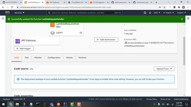Cloud Computing HW3 : Lambda invocation using grpc and rest Client смотреть онлайн