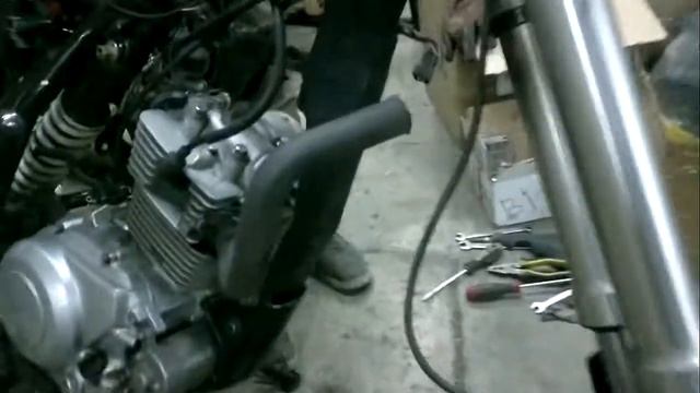 Trigger 125 (yamaha) первый пуск