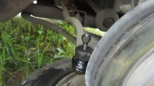 Как смазать наконечники рулевых тяг Рено Логан